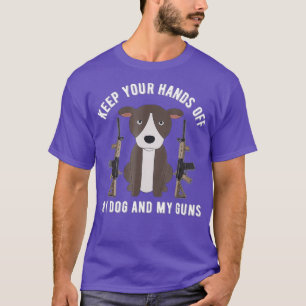 Pitbull 2nd Amendment  Anti Gun Control Bear T-Shirt