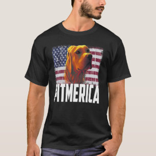 Pitbull American Flag Dog Mom Dad Patriotic  Terri T-Shirt