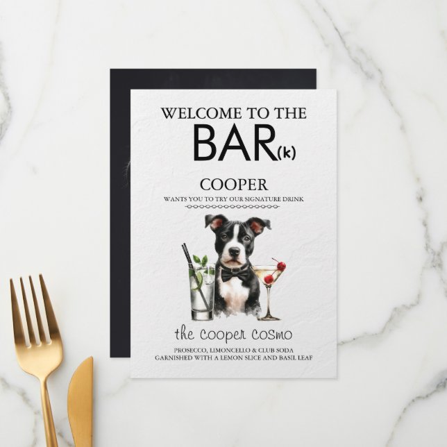 Pitbull Bar Menu (Front/Back In Situ)