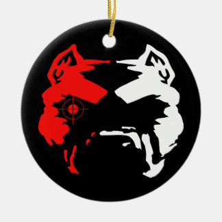 Pitbull Ceramic Ornament