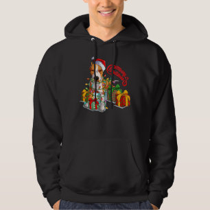 Pitbull Christmas Merry Pitmas Santa Claus Hoodie