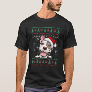 Pitbull Christmas Ugly Sweater Funny Pit Bull Xma