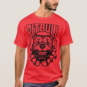 Pitbull Clown, Dog Face, Funny Dog Owner, Pet Love T-Shirt