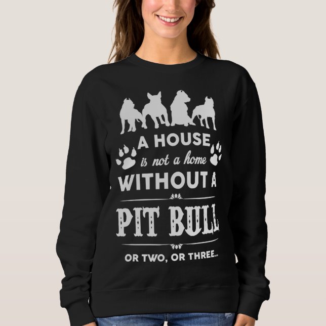 Pitbull Colourful Sweatshirt (Front)
