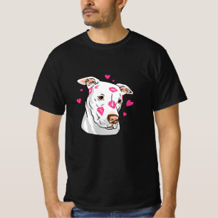 Pitbull Cute Love Heart T-Shirt