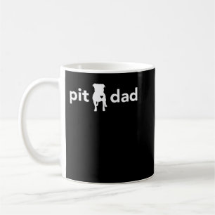 Pitbull Dad Funny T-shirt For Pit Bull Lovers and Coffee Mug