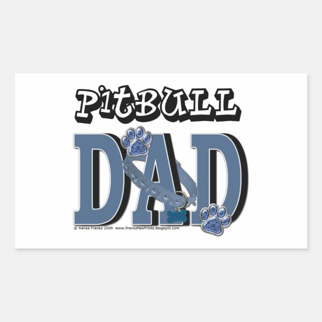 Pitbull DAD Sticker (Front)