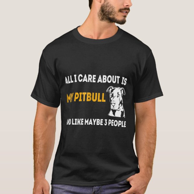 Pitbull Demon Tee My Pitbull (Front)