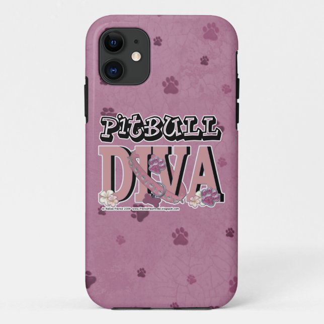 Pitbull DIVA Case-Mate iPhone Case (Back)
