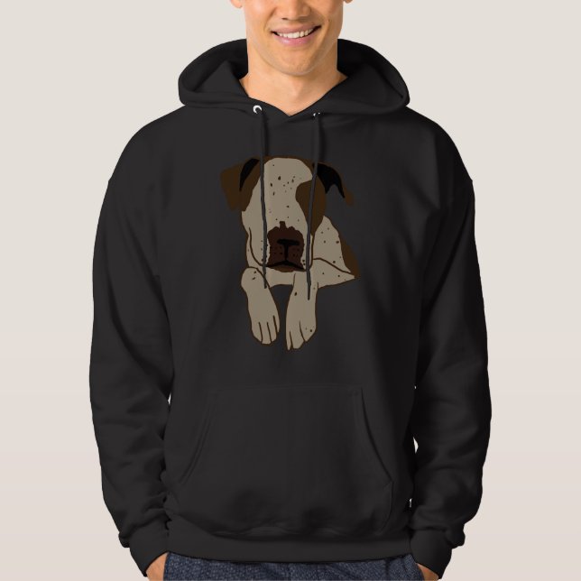 Pitbull Dog 27 Hoodie (Front)