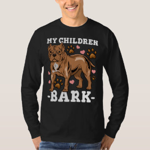 Pitbull Dog Dad Mom T-Shirt