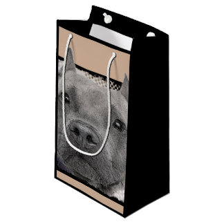 Pitbull dog gift bag