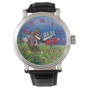 Pitbull Dog Mishka Watch