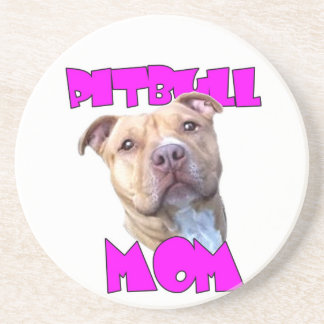 Pitbull dog Mom Coaster
