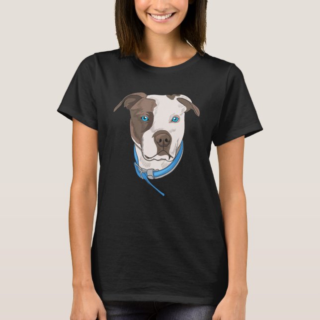 Pitbull Dog Mom Dad Graphic For Pet Owner Men Wome T-Shirt (Front)