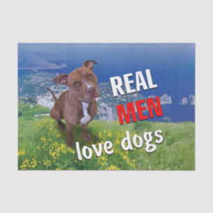 Pitbull Dog Tissue Paper