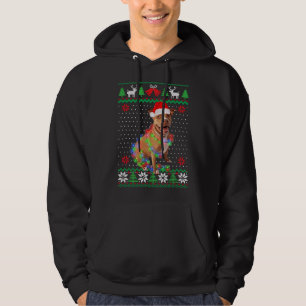 Pitbull Dog Uglyer Christmas Puppy Dog Hoodie