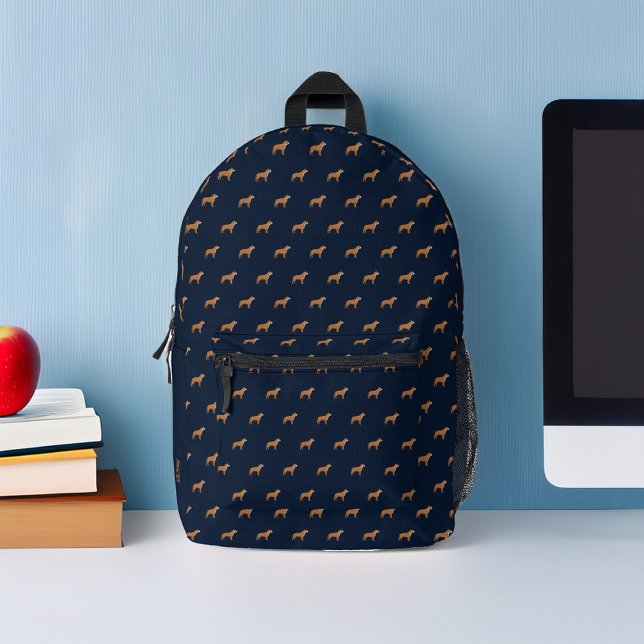 Pitbull Dogs Pattern Personalized Printed Backpack (Creator Uploaded)