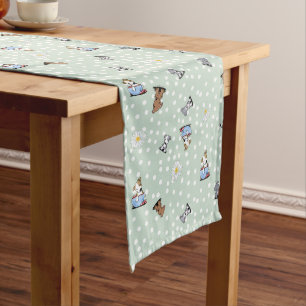 Pitbull Dogs Table Runner