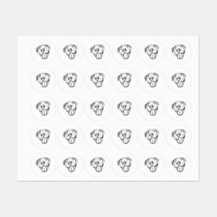 pitbull drawing simple dog lovers black white