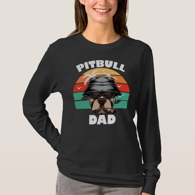Pitbull Funny T-Shirt (Front)