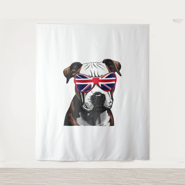 Pitbull Great Britain Tapestry (Front)