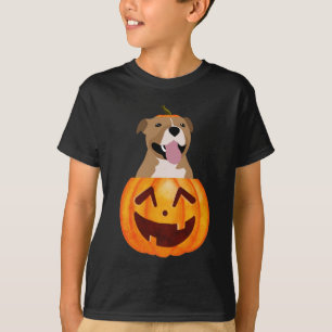 Pitbull Halloween   T-Shirt