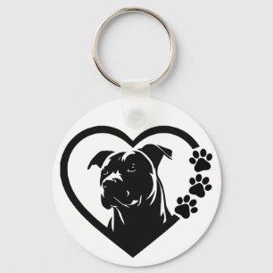 Pitbull Keychain