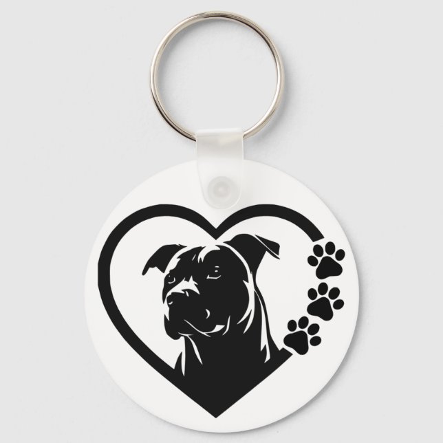 Pitbull Keychain (Front)