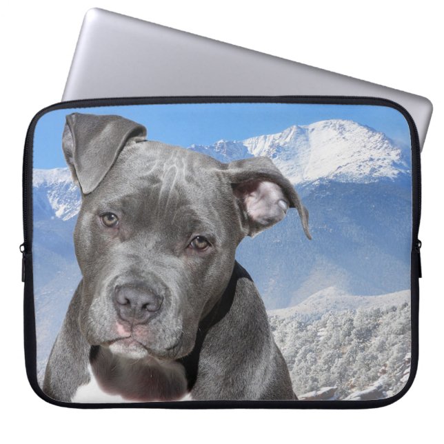 Pitbull Laptop Sleeve (Front)