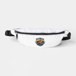 Pitbull Lions Vintage Mascot Sports Badge Vector D Fanny Pack