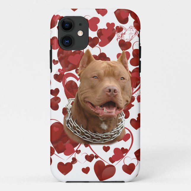 Pitbull love Case-Mate iPhone case (Back)