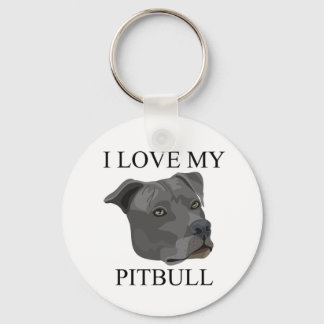 PITBULL Love! Keychain
