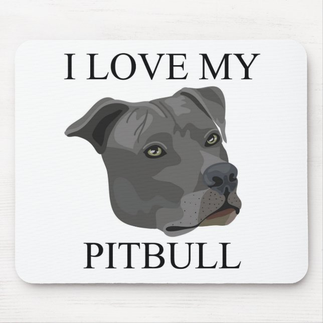 PITBULL Love! Mouse Pad (Front)
