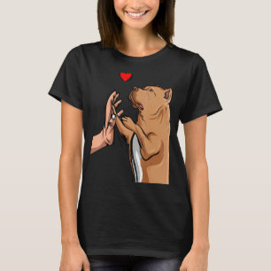 Pitbull Love Pittie Dog Mom Women Girls T-Shirt