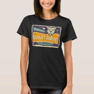 Pitbull Lover Velvet Hippo Pittie Party Dog Mom Gi T-Shirt