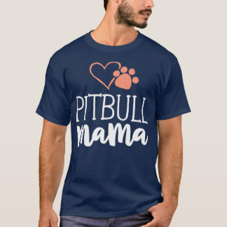 Pitbull Mama Shirt Dog Owner Gifts For Women Pitti