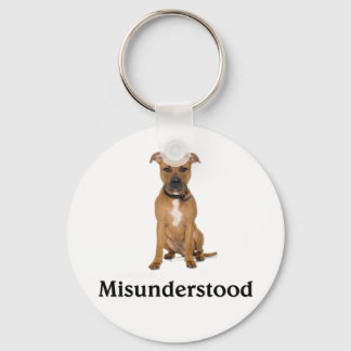 Pitbull - Misunderstood Keychain