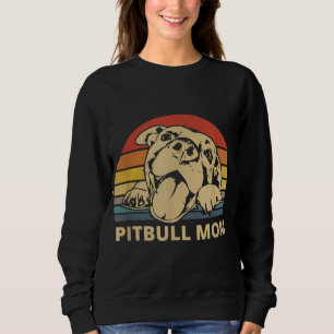 Pitbull Mom design for Pitbull and Pibble Moms Sweatshirt