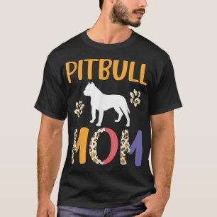 Pitbull Mom Leopard T-Shirt