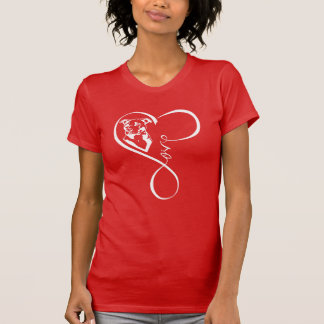 Pitbull parfait battement de coeur - Am T-shirt vê