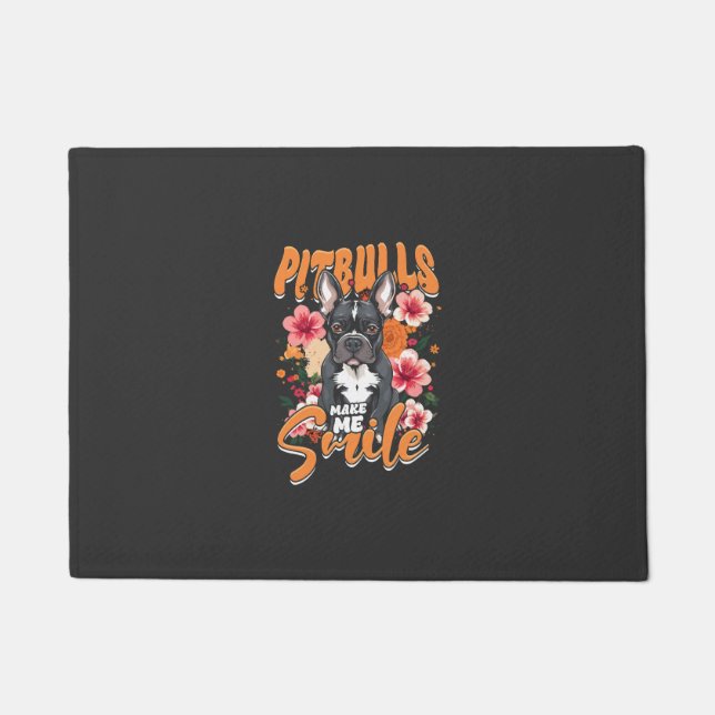 Pitbull Pitbulls Doormat (Front)