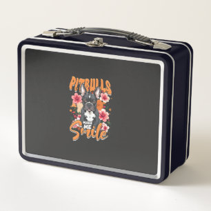 Pitbull Pitbulls Metal Lunch Box
