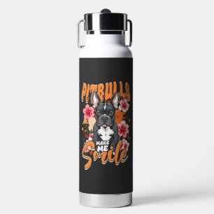 Pitbull Pitbulls Water Bottle