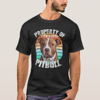 Pitbull Pittie Owner Lover Retro Vintage