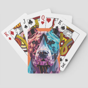 Pitbull Playing Cards