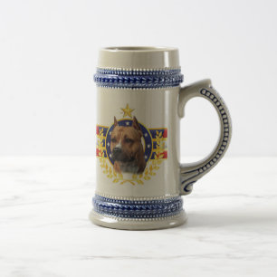Pitbull pride beer stein