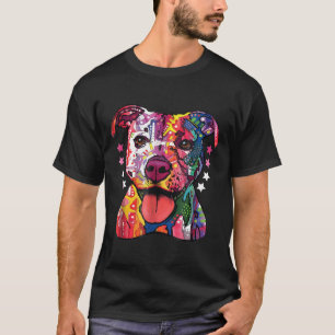 Pitbull Rainbow Pitbull  For Dog T-Shirt