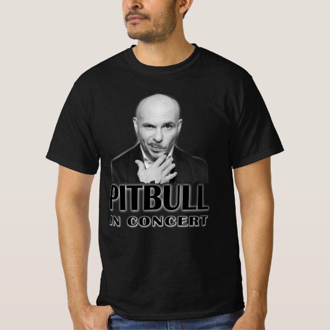 Pitbull Rapper Tour 2022 T-Shirt (Front)