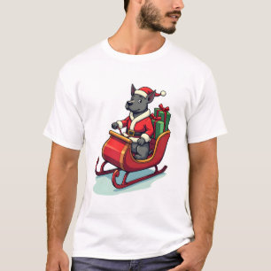 Pitbull Santa Ride T-Shirt